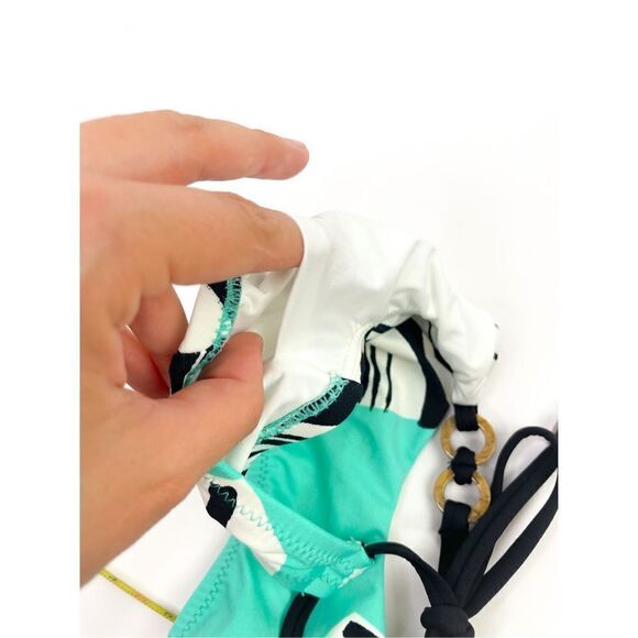 Trina Turk COPACABANA Bikini Set Top and Bottoms Size S - Picture 14 of 14